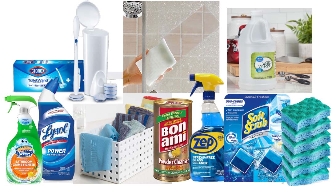 10 Products to Clean Your Bathroom With