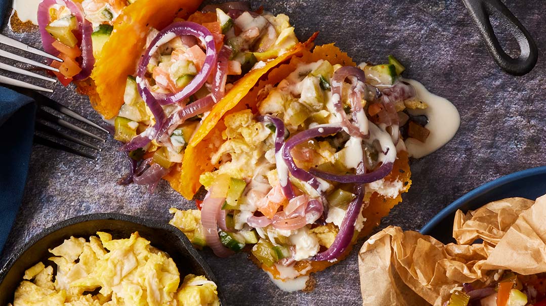 Israeli Breakfast Taco