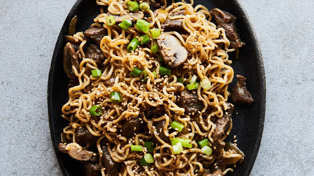 Saucy Beef ’n Mushroom Meal-in-One