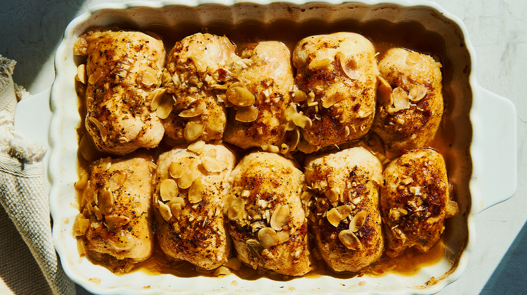 Stuffed Capons with Honey-Garlic Glaze