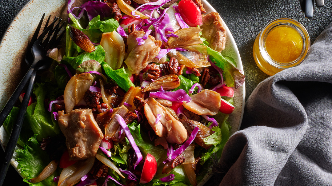 Roasted Shallot Chicken Salad