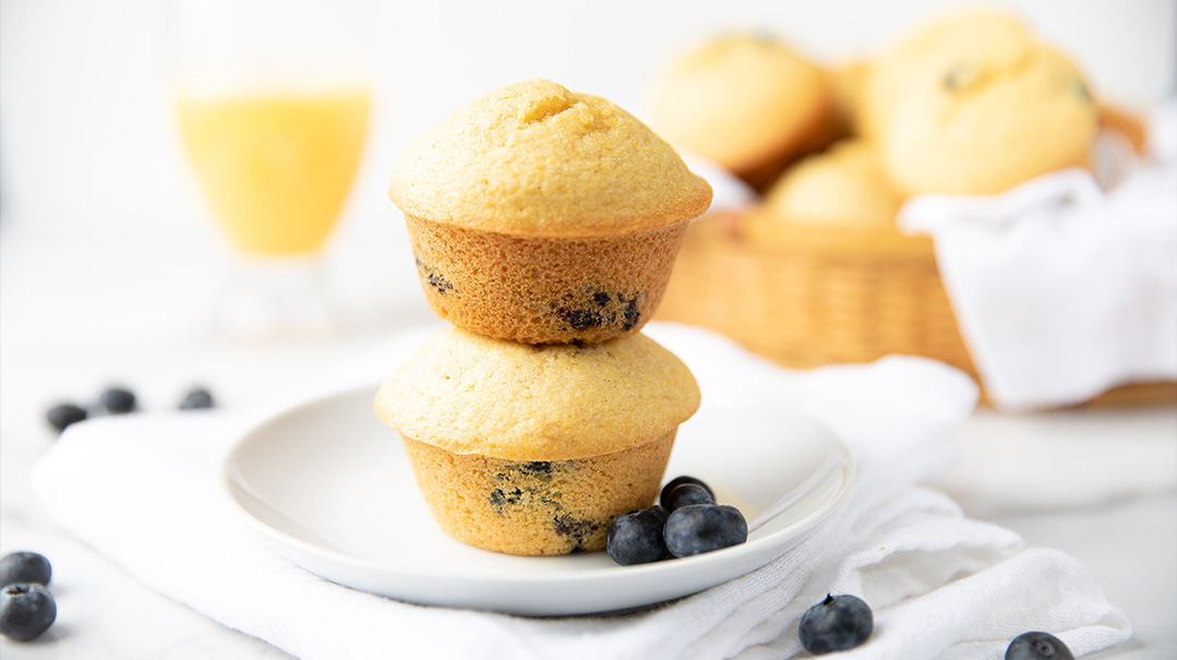 Blueberry-Corn Muffins