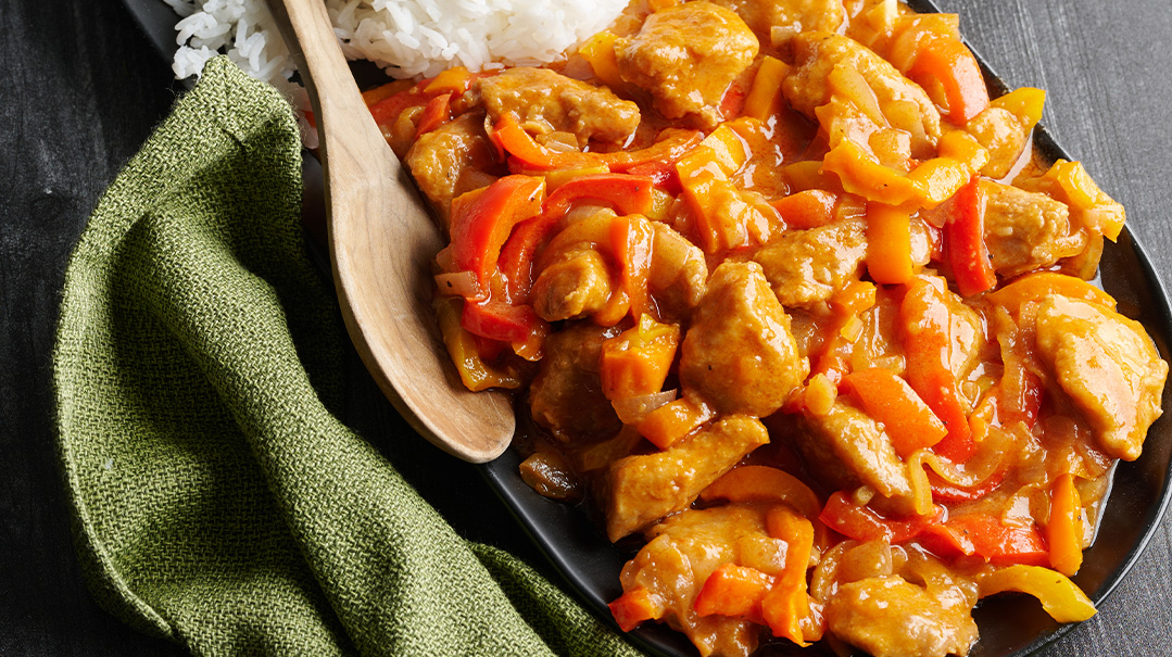 Chicken Strips in Pepper Sauce