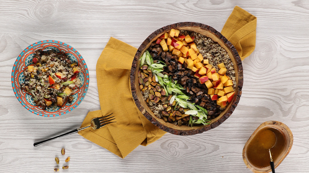 Quinoa-Cucumber Salad with Chickpeas