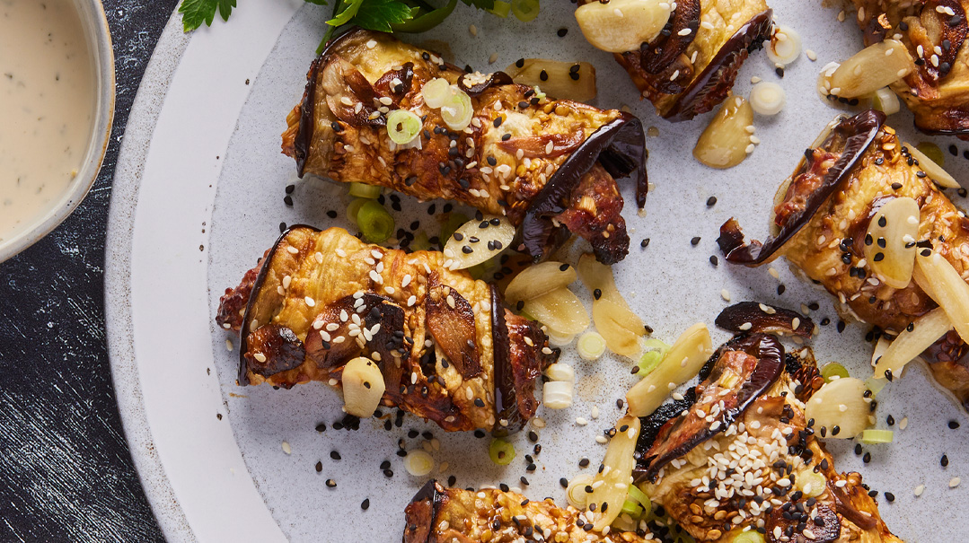 Eggplant Beef Rollups