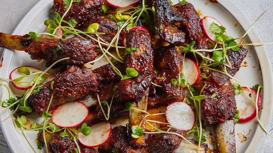 Brown-Sugar Bourbon Lamb Ribs