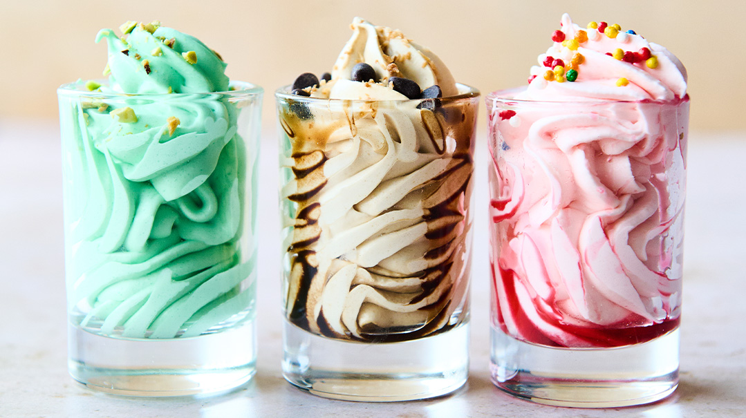 Spiked Mousse L’Chaim Cups