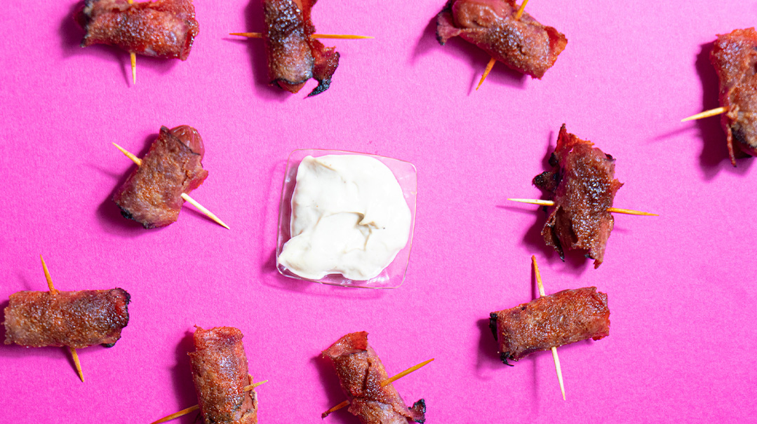 Pastrami-Wrapped Dogs