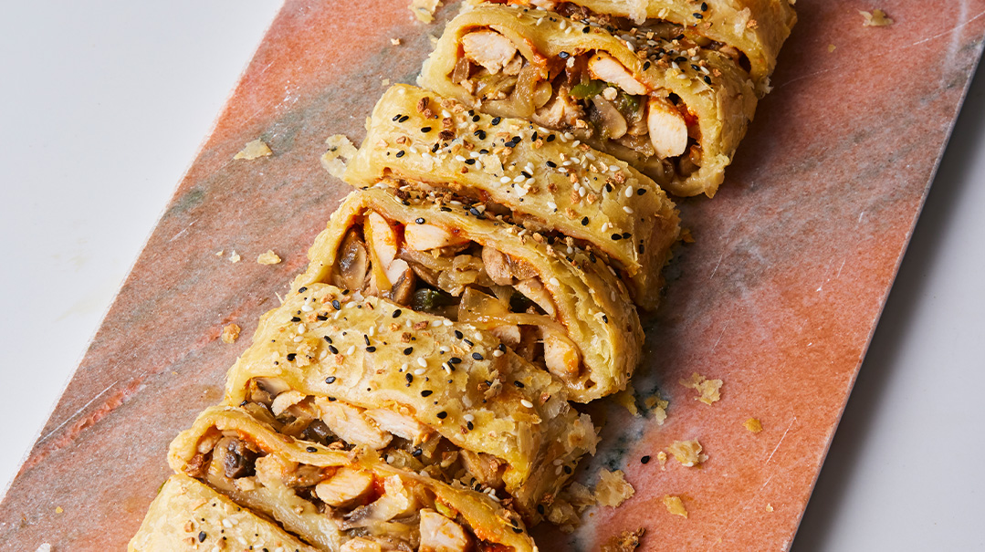 Chicken Charred Pepper Roll