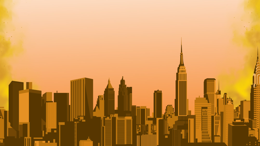 Big Apple Turns Orange