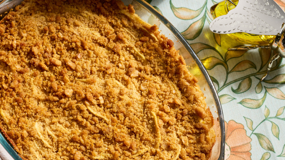Scalloped Apple Soufflé