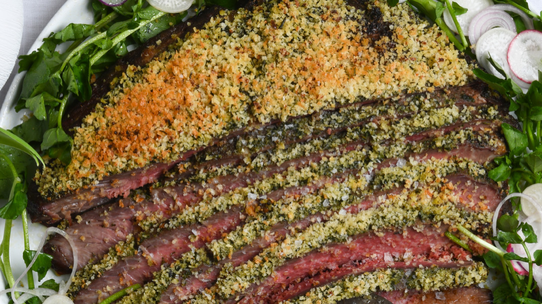 Garlic & Herb-Crusted French Roast