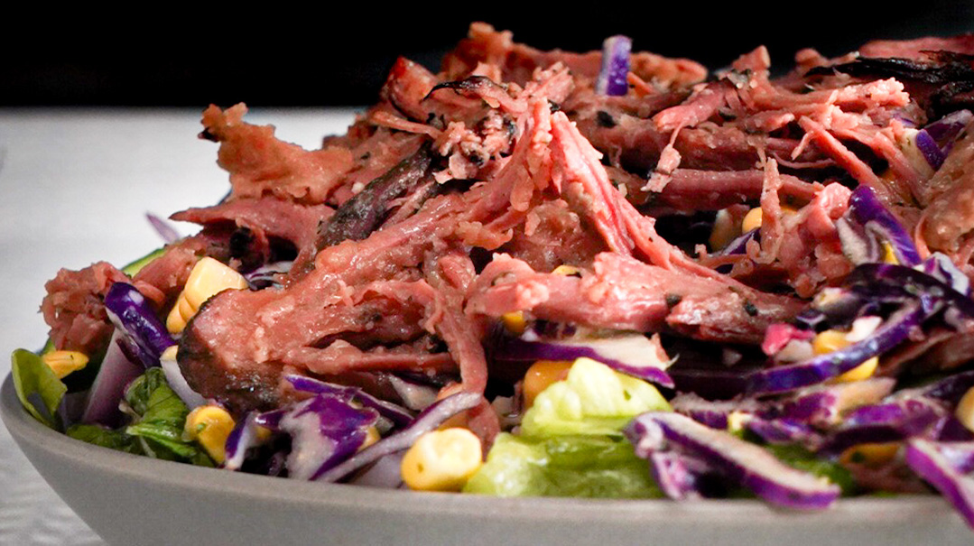 Heavenly Hot Pastrami Salad