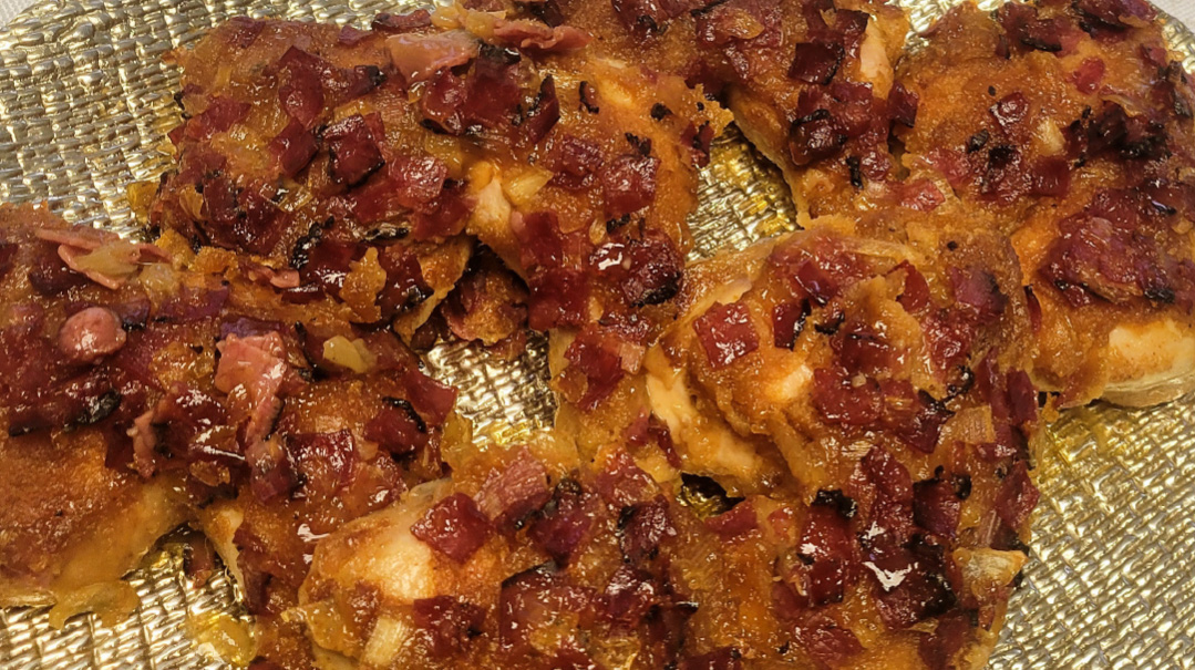 Corned Beef Topped Chicken