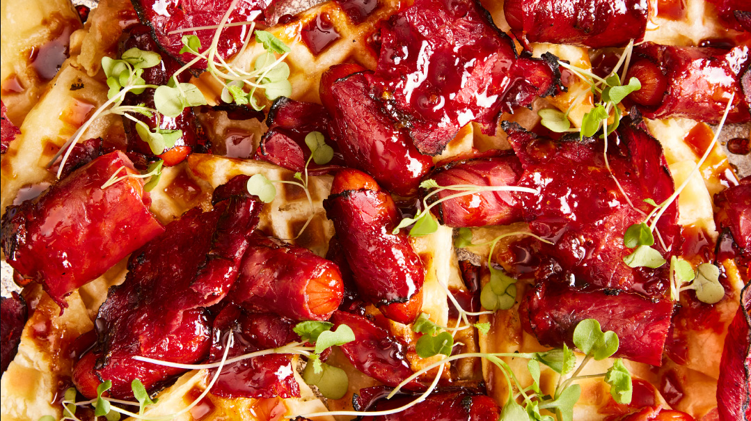 Matzah Brei Waffles