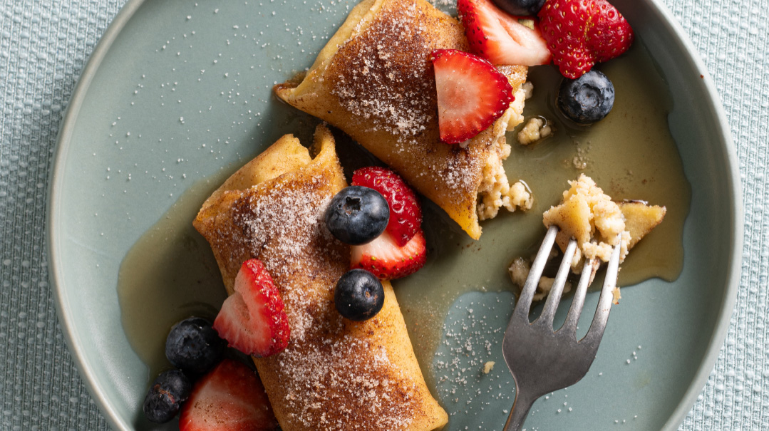 Churro Cheese Blintzes