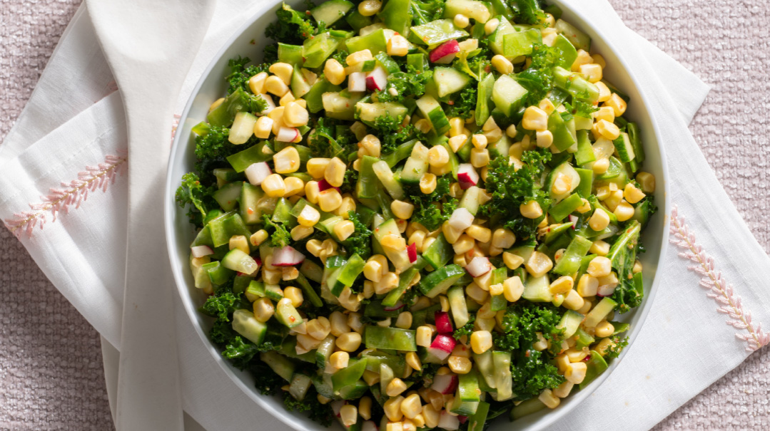 Crispy Fresh Chili-Lime Corn Salad