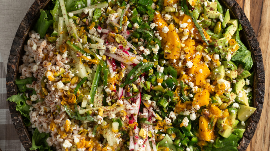 Candied Beef Fry Salad