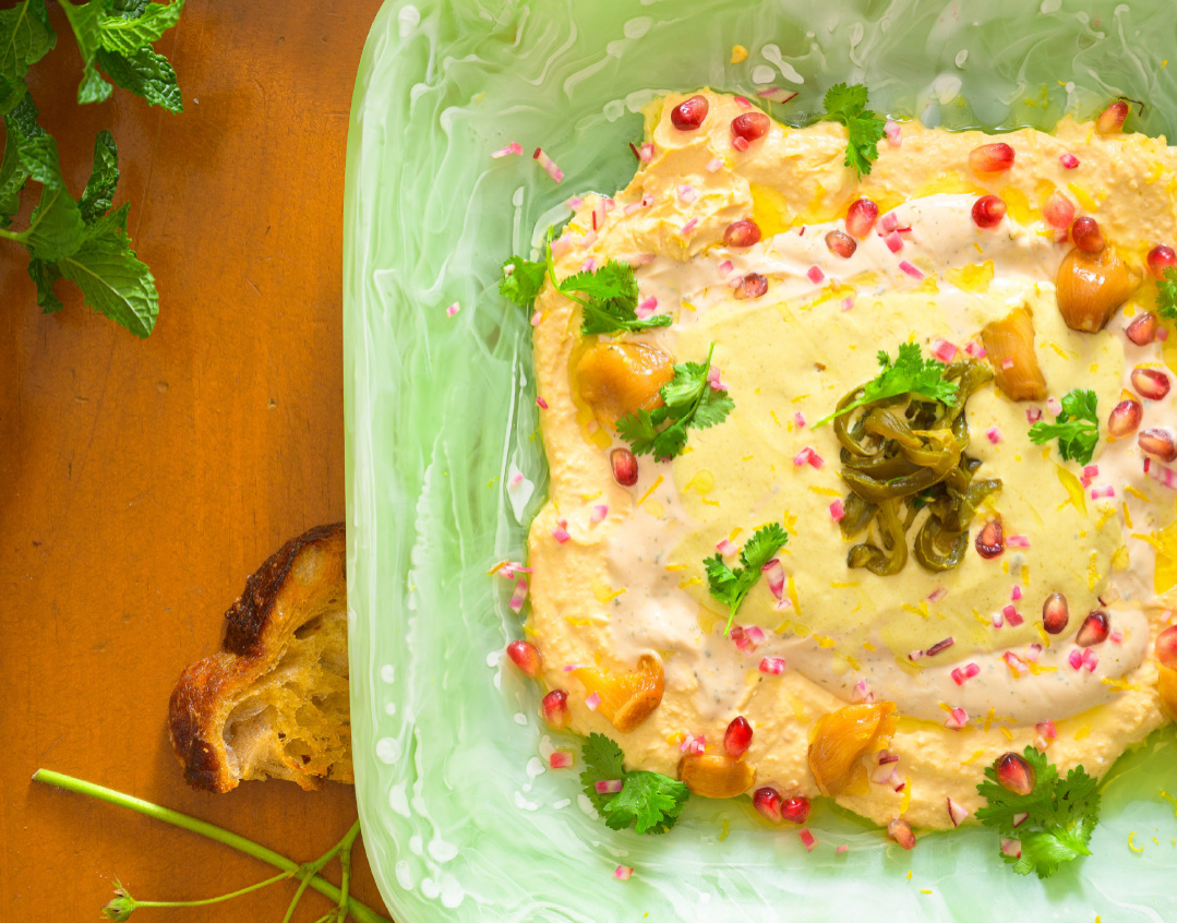 Roasted Garlic- Jalapeño Dip