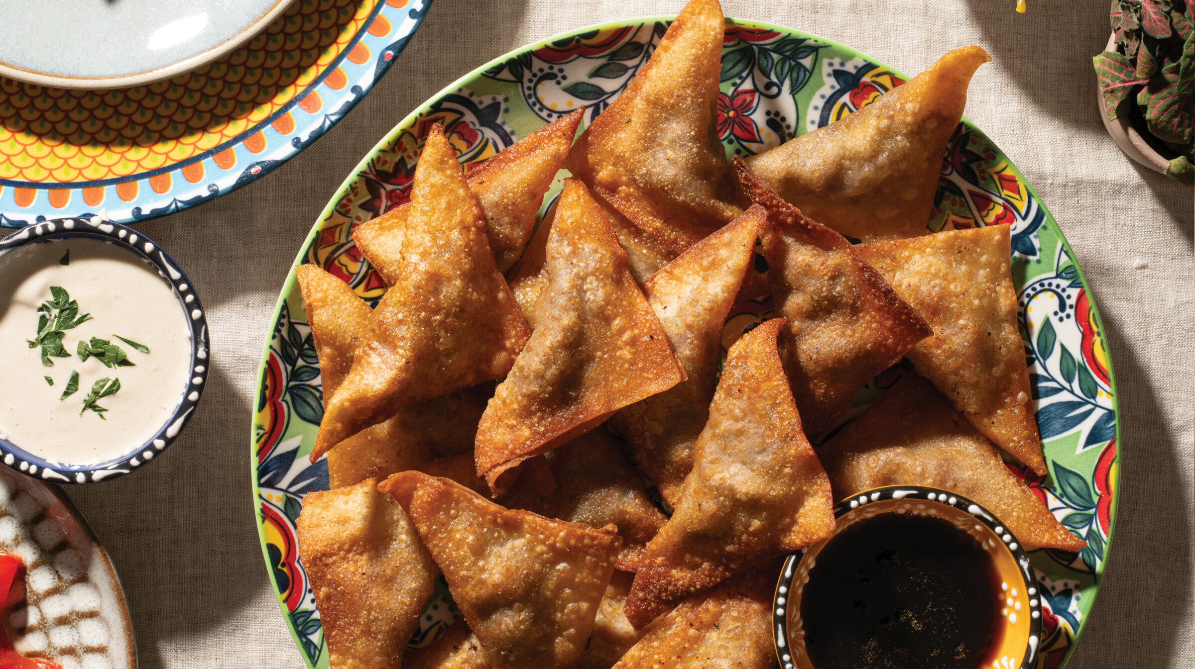 Shawarma Wontons