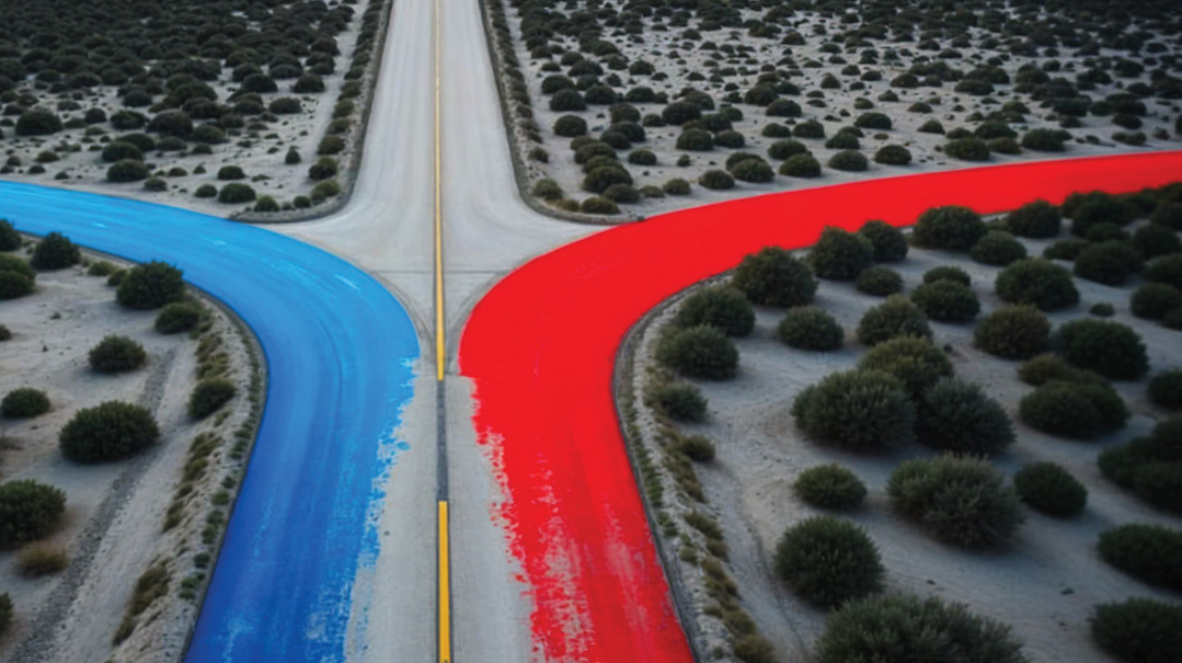 Diverging Roads