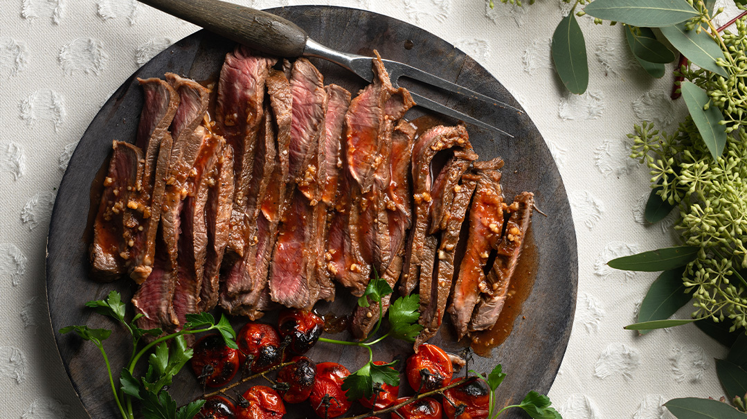 Garlic-Maple London Broil