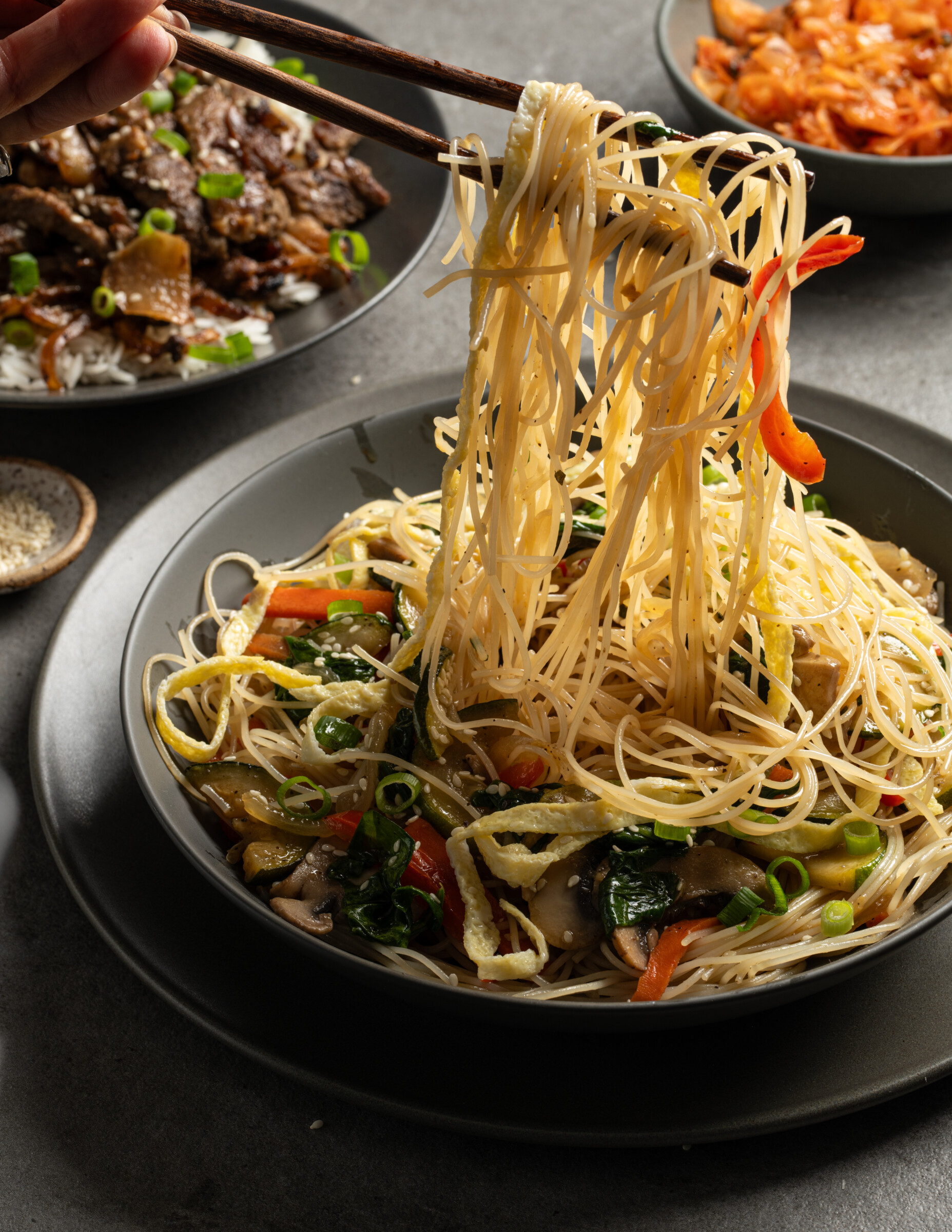 Rice Noodle Japchae