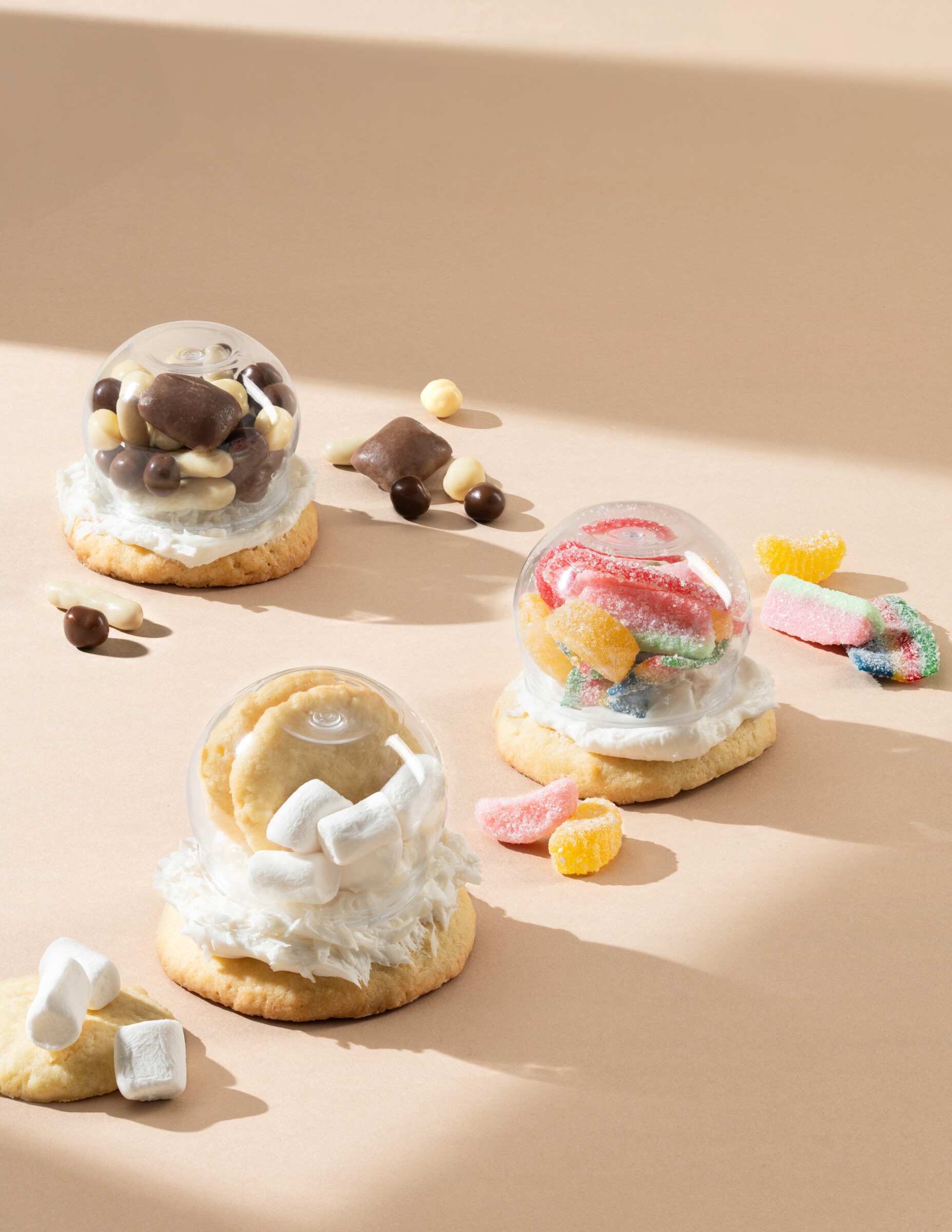 Coconut Cookie Snow Globes