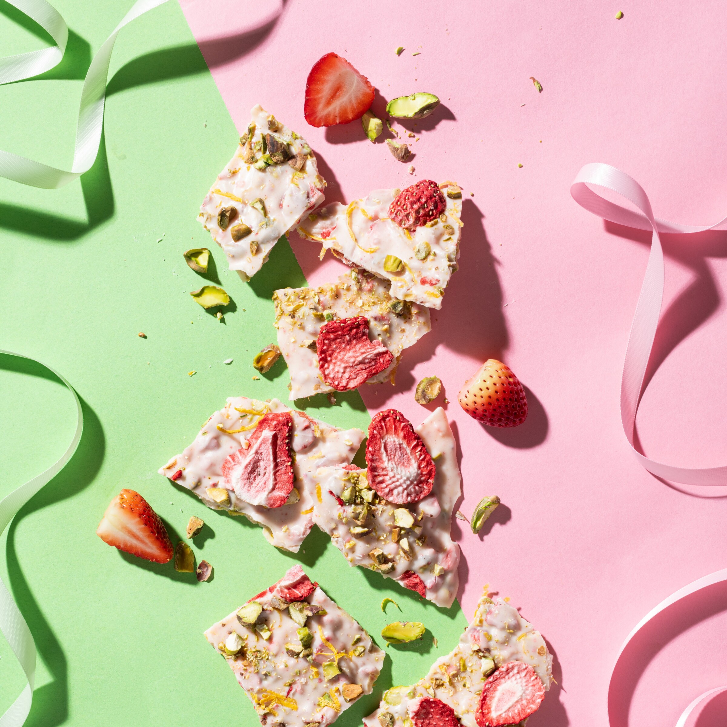 Lemon-Kissed Strawberry Bark