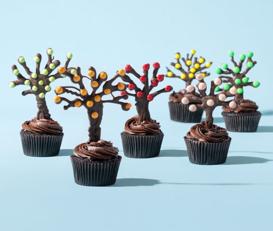 Fruit Tree Cupcakes
