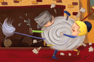 Fishel    and    Faivish    Get    Swept    Away